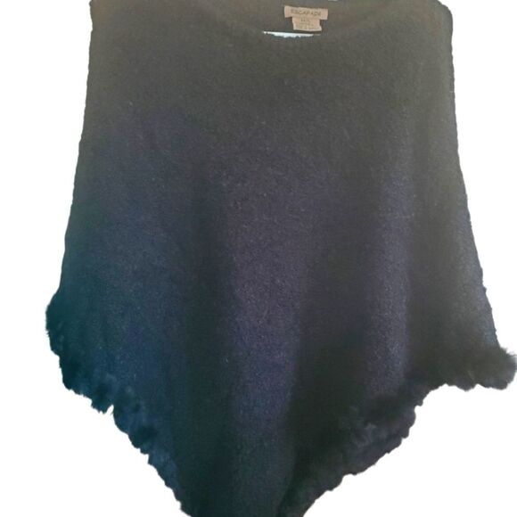 Escapade poncho one size beautiful black - Picture 1 of 3